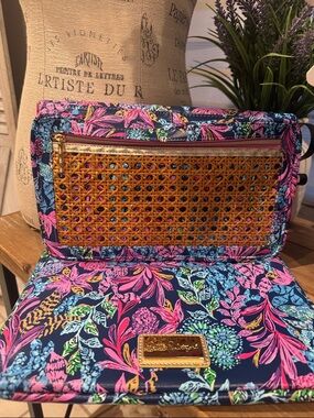 Lilly Pulitzer Laptop Case W/Pocket Calypso Coast print
